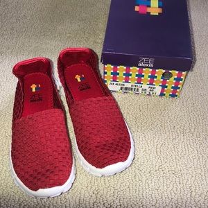 Zee Alexis Stella woven slip-on fashion sneakers